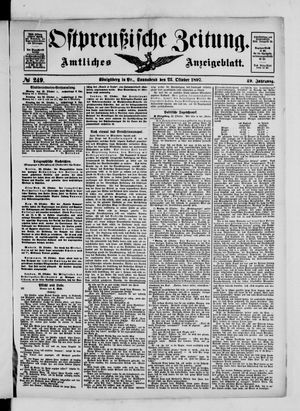Ostpreußische Zeitung vom 23.10.1897