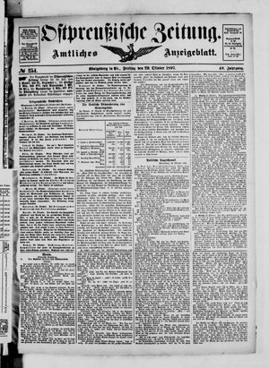 Ostpreußische Zeitung vom 29.10.1897
