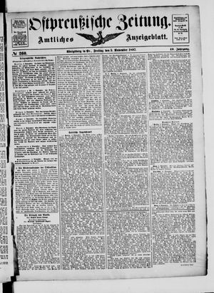 Ostpreußische Zeitung vom 05.11.1897