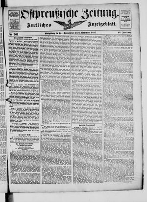 Ostpreußische Zeitung vom 06.11.1897
