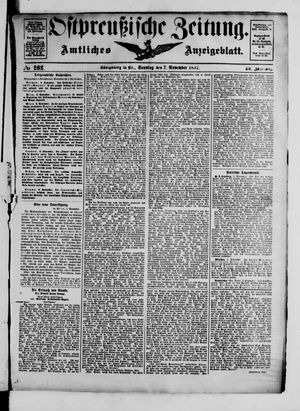 Ostpreußische Zeitung vom 07.11.1897