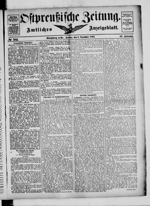 Ostpreußische Zeitung on Dec 3, 1897