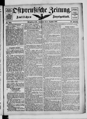 Ostpreußische Zeitung vom 04.12.1897