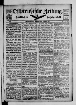 Ostpreußische Zeitung vom 05.12.1897
