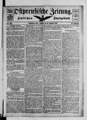 Ostpreußische Zeitung vom 12.12.1897