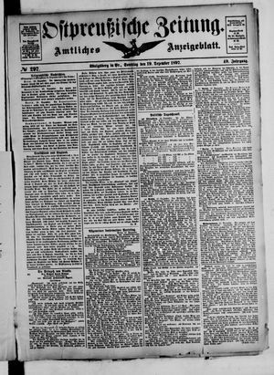 Ostpreußische Zeitung vom 19.12.1897