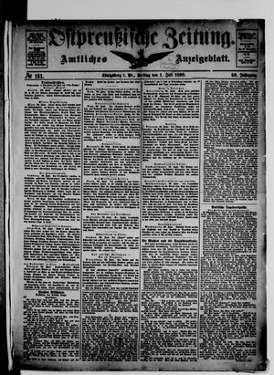 Ostpreußische Zeitung vom 01.07.1898