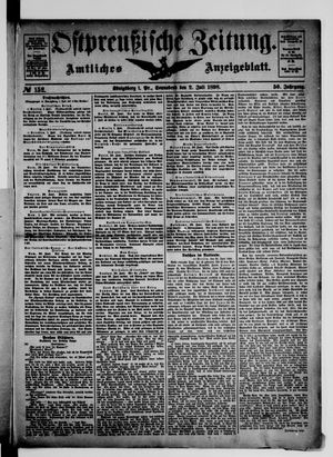 Ostpreußische Zeitung vom 02.07.1898