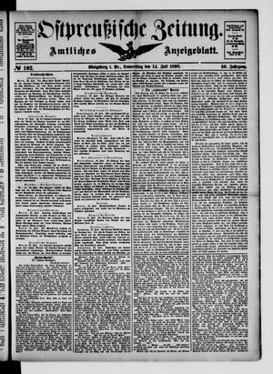 Ostpreußische Zeitung vom 14.07.1898