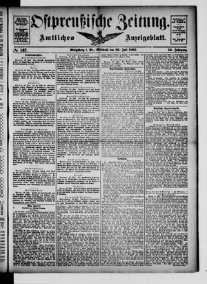 Ostpreußische Zeitung on Jul 20, 1898