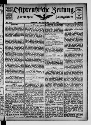 Ostpreußische Zeitung vom 22.07.1898