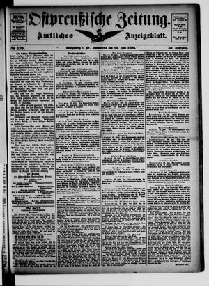 Ostpreußische Zeitung vom 23.07.1898