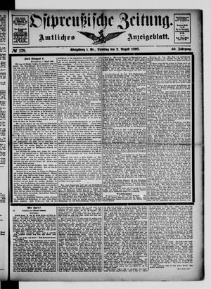 Ostpreußische Zeitung vom 02.08.1898