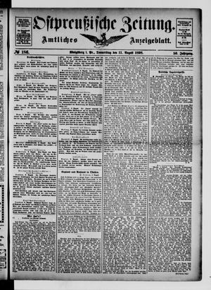 Ostpreußische Zeitung vom 11.08.1898