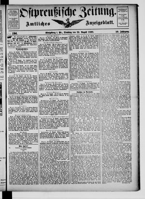 Ostpreußische Zeitung vom 23.08.1898