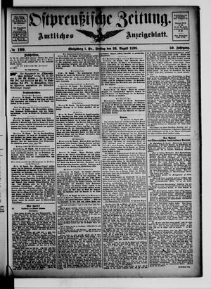 Ostpreußische Zeitung vom 26.08.1898