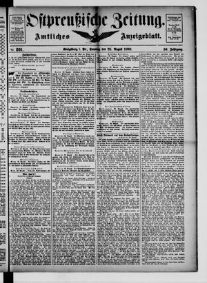 Ostpreußische Zeitung vom 28.08.1898
