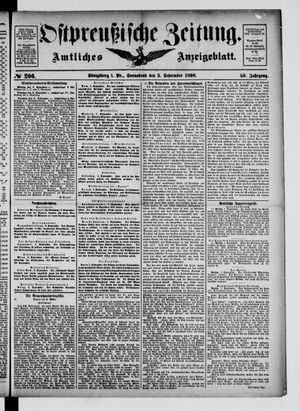 Ostpreußische Zeitung vom 03.09.1898