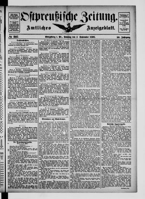 Ostpreußische Zeitung vom 04.09.1898
