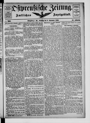 Ostpreußische Zeitung vom 06.09.1898