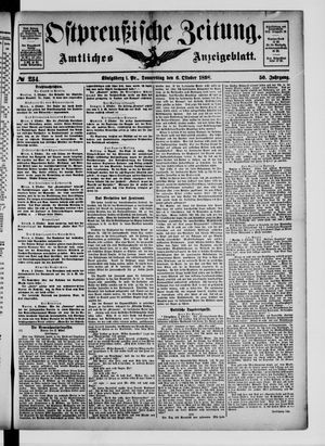 Ostpreußische Zeitung vom 06.10.1898