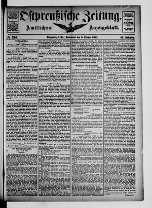 Ostpreußische Zeitung vom 08.10.1898