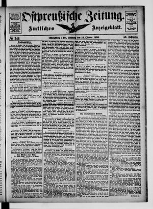 Ostpreußische Zeitung vom 16.10.1898