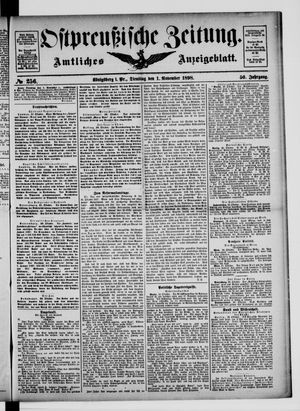 Ostpreußische Zeitung vom 01.11.1898