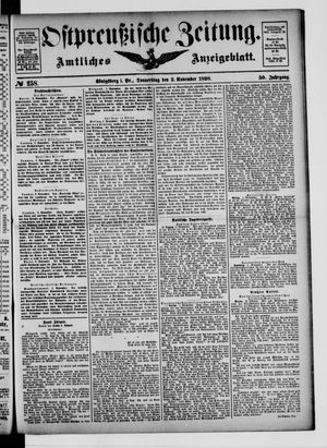 Ostpreußische Zeitung vom 03.11.1898