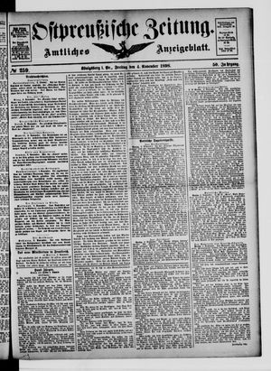 Ostpreußische Zeitung vom 04.11.1898