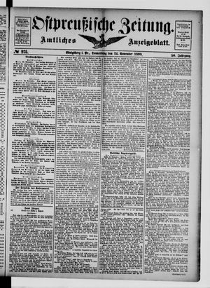 Ostpreußische Zeitung vom 24.11.1898