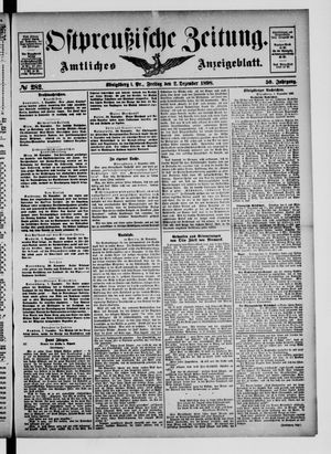 Ostpreußische Zeitung vom 02.12.1898