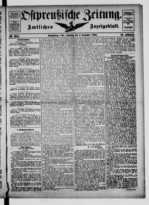 Ostpreußische Zeitung vom 04.12.1898