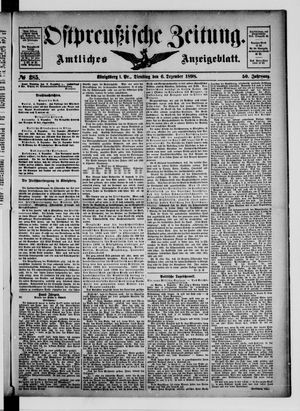 Ostpreußische Zeitung vom 06.12.1898