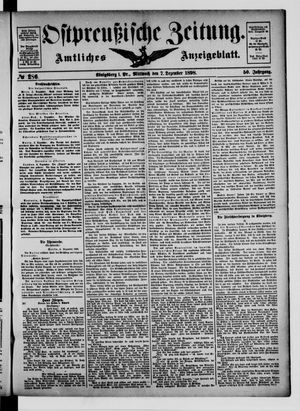 Ostpreußische Zeitung vom 07.12.1898