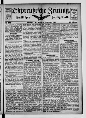 Ostpreußische Zeitung vom 16.12.1898
