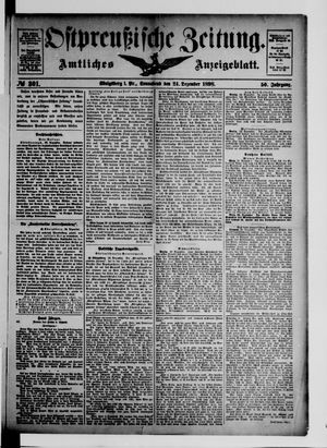 Ostpreußische Zeitung vom 24.12.1898