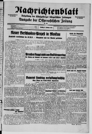 Ostpreußische Zeitung on Feb 27, 1931