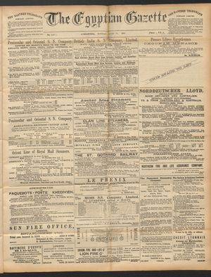 The Egyptian gazette on Jun 16, 1890