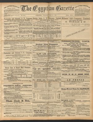 The Egyptian gazette on Jun 26, 1890