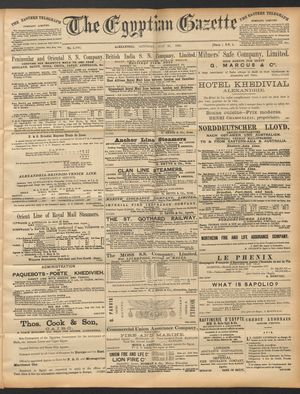 The Egyptian gazette on Jul 26, 1890