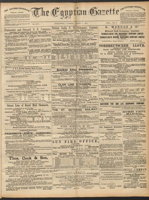 The Egyptian gazette vom 03.03.1891