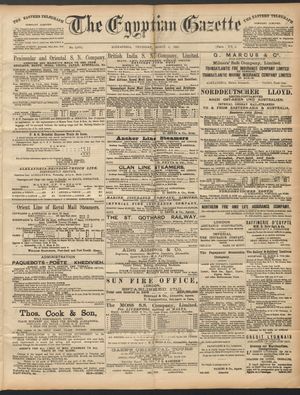 The Egyptian gazette vom 05.03.1891