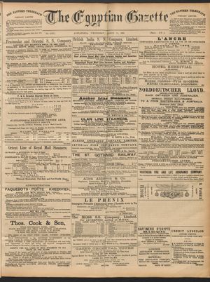 The Egyptian gazette on Mar 11, 1891