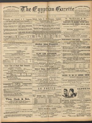 The Egyptian gazette on Jul 14, 1891