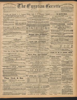 The Egyptian gazette vom 03.02.1892