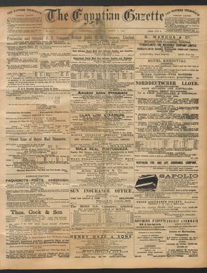 The Egyptian gazette on Mar 1, 1892
