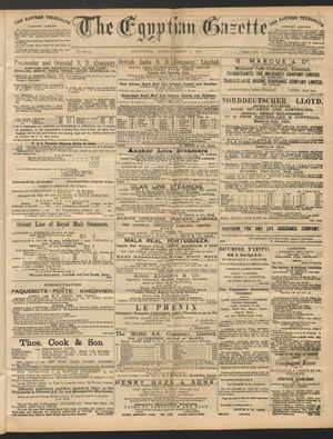 The Egyptian gazette on Mar 7, 1892
