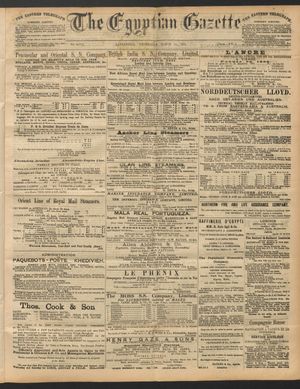 The Egyptian gazette vom 16.03.1892