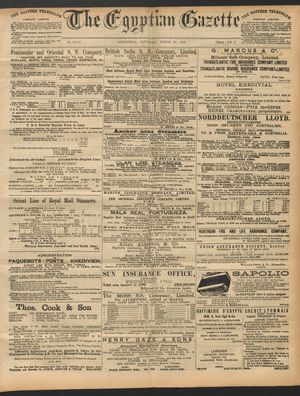 The Egyptian gazette on Mar 26, 1892